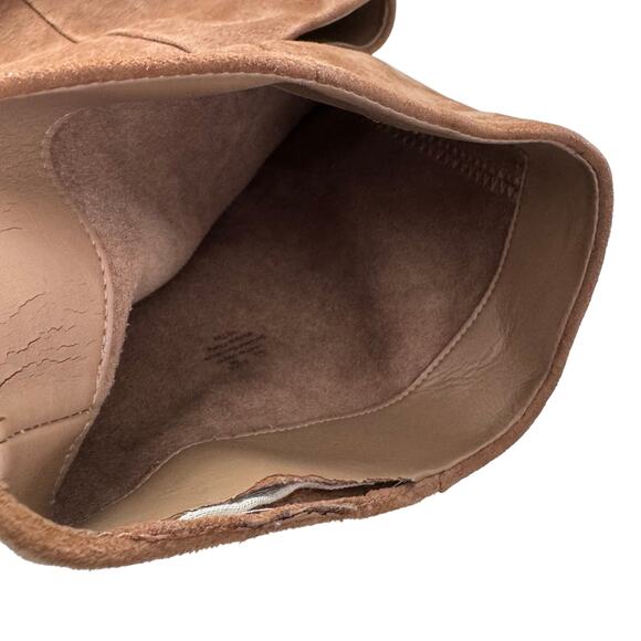 Sam Edelman Hiltin Hai Camel Knee-High Suede Boots 8 - Picture 5 of 10